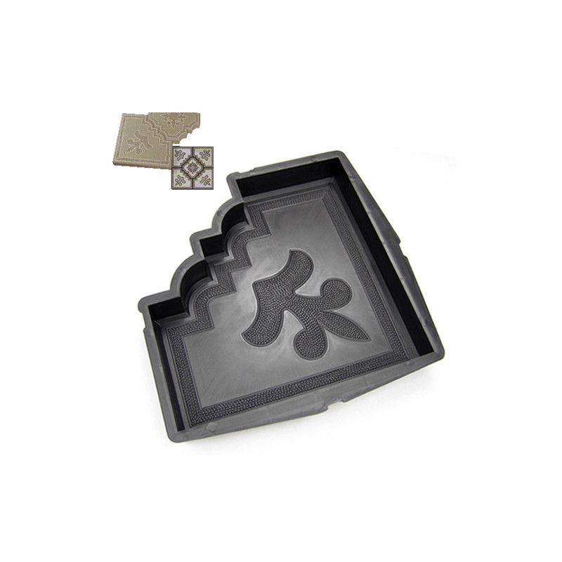 Forma na dlaždice - Čtverec k orientu 4,5 cm