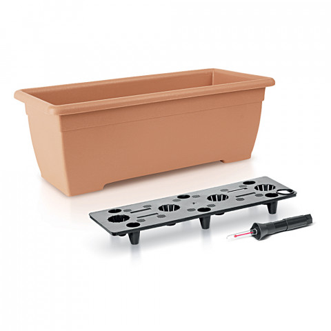 Samozavlažovací truhlík - BALCONY CAN 50 cm terakota